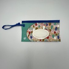 HUGGIES Clutch n Clean Refillable Travel Baby Wipes Carrier Pouch Multicolor