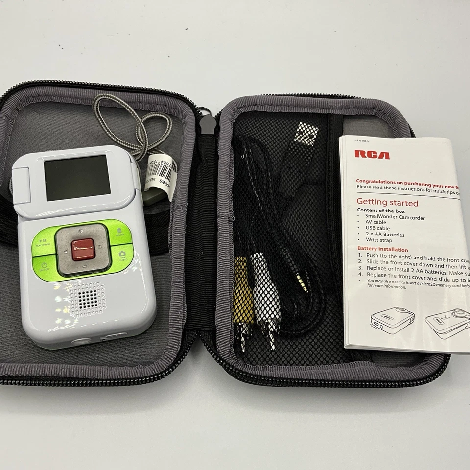 RCA SMALL WONDER EZ215PL-A EZ215 Digital Video Camcorder+2GB MicroSD+Accessories - Image 2 of 4