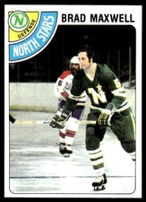 1978-79 Topps #83 Brad Maxwell Minnesota North Stars Rookie Hockey Card