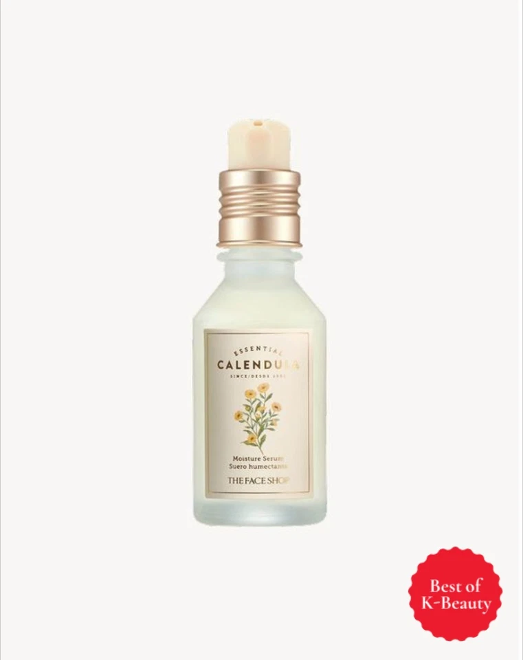 Suero hidratante esencial de caléndula The face shop 0,67 fl. oz Foto 2 de 3