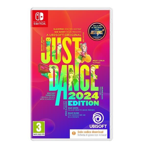 Just Dance 2024 Switch Code in a Box - Tutte le Hit di TikTok e Pop