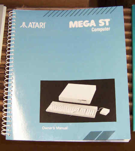 MEGA ST OWNERS MANUAL NEW Atari ORIGINAL