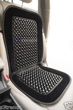 Natural Wood Bead Seat Cover Seat Cushion Massage Car Office - Black Natural Wood Bead Seat Cover Seat Cushion Massage Car Office - Black