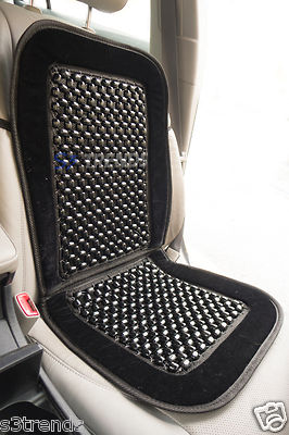 Natural Wood Bead Seat Cover Pad Mat Comfy Cool Summer Massage Car Seat - View #3