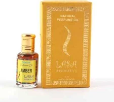 Lasa Aromatics Natural Perfume Amber Fragrance Scented Perfume Oil - 10 ml