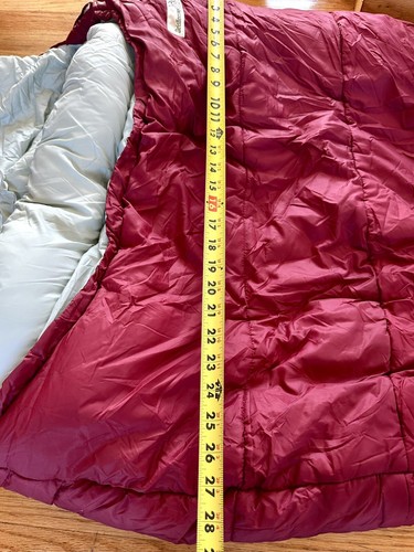 Vintage BRISTLECONE MOUNTAINEERING Sleeping Bag Red/Gray California USA *RARE* - Picture 12 of 12