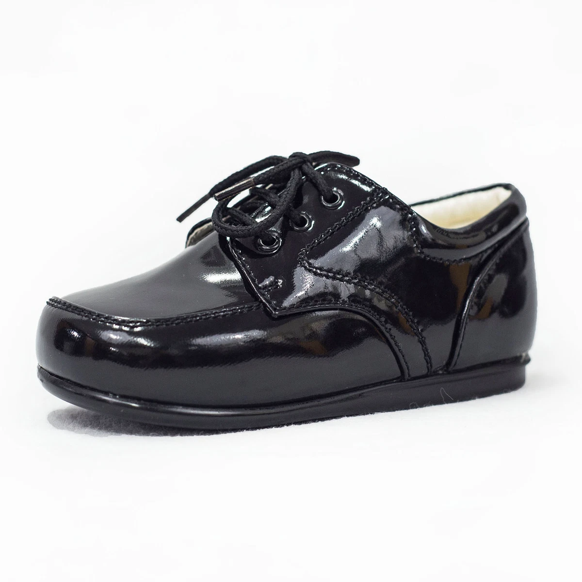 Boys black hotsell patent shoes
