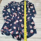 Abercrombie and Fitch Women's Long Sleeve Navy Blue Floral Romper Size XS — photo 5