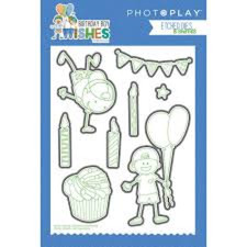 Photoplay Metal Cutting Etched Dies BIRTHDAY BOY WISHES