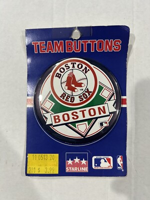 Vintage Boston Red Sox Team Button Authentic MLB Licensed Wincraft | eBay