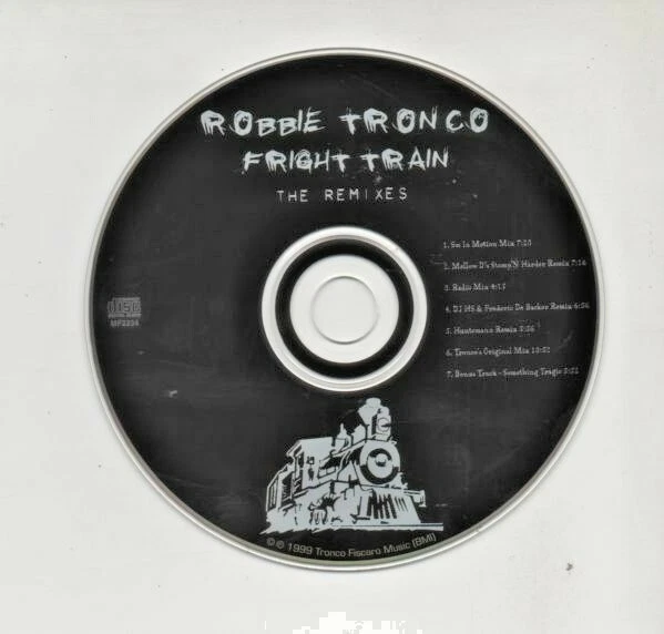 Robbie Tronco Fright Train Limited Edition Remixes CD Original Extended Mix Foto 3 de 4