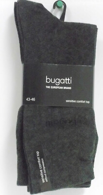 BUGATTI Herren Baumwollsocke Sensitive Comfort Top 2-Paar-Pack
