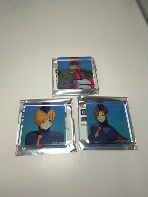 Street Fighter Zero3 Vega&Dolls Juli Juni Acrylic Block set of 3