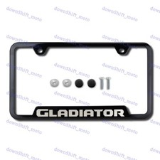 Au-tomotive Gold For Jeep Gladiator Stainless Laser Etched License Plate Frame