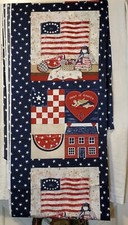 Americana Patriotic Fabric Traditions 1995 2106 Vintage Quilting Pillow