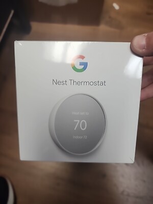 Google Nest Smart Programmable Wi-fi Thermostat G4CVZ White NEW IN SEALED BOX