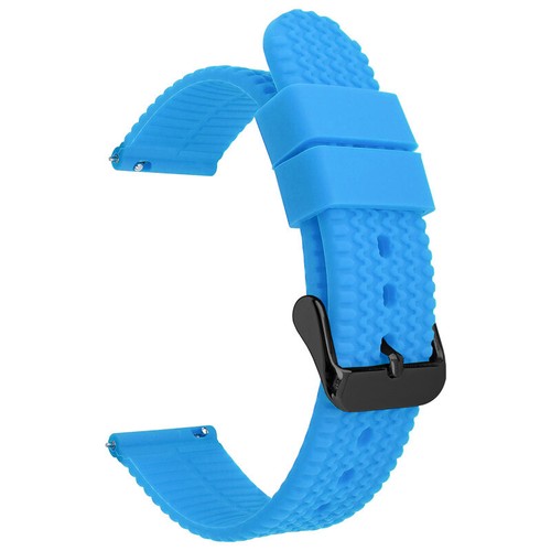 Schnellverschluss Silikon Kautschuk Armband Wasserdicht Uhrenarmband Strap 18 20 22 24 mm - Bild 43 von 47