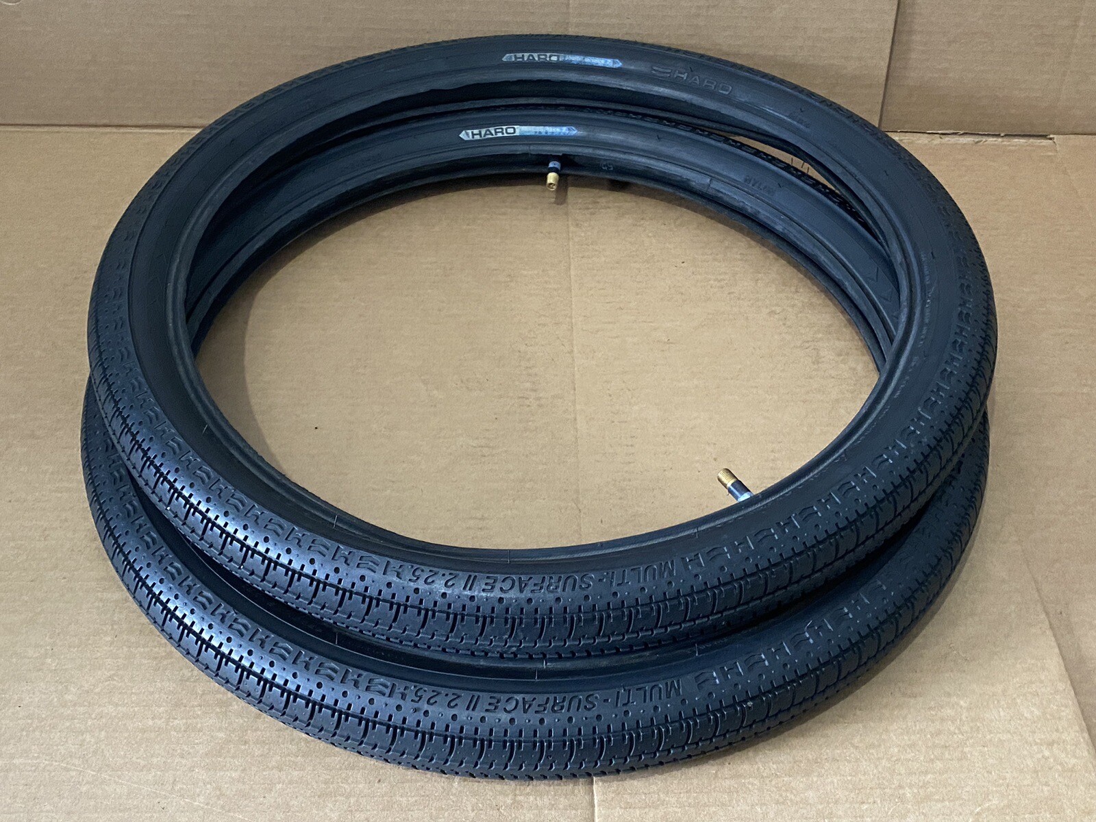 Haro Multisurface II Blue Label 20inch Vintage Bmx Freestyle Tires Nice