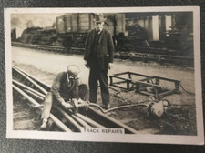 No.43 TRACK REPAIRS British Railways - Issued by Senior Service 1938