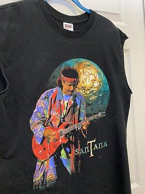 Vintage Carlos Santana World Tour T Shirt L Heaven Smiles Vintage Carlos Santana World Tour T Shirt L Heaven Smiles