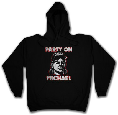 PARTY ON MICHAEL HOODIE PULLOVER Halloween H20 Myers Wayne's Fun World