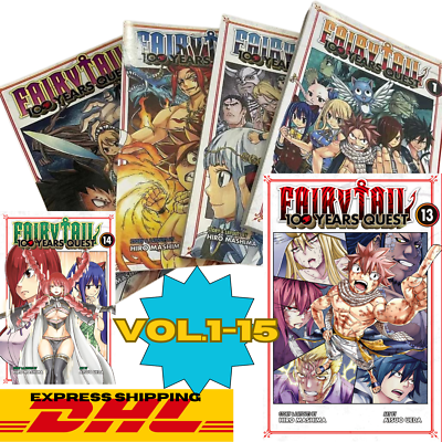 FAIRY TAIL:100 YEARS QUEST MANGA VOL.1-15 FULL SET ENGLISH VERSION