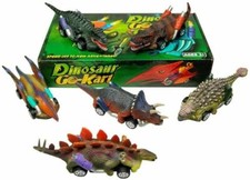 DINOBROS Dinosaur Toy Pull Back Cars