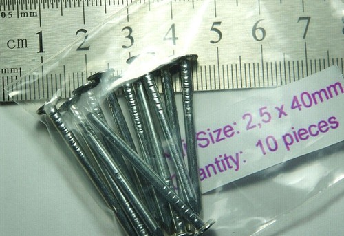 Steel Nails 2.5mm x 40mm - Picture 4 of 4
