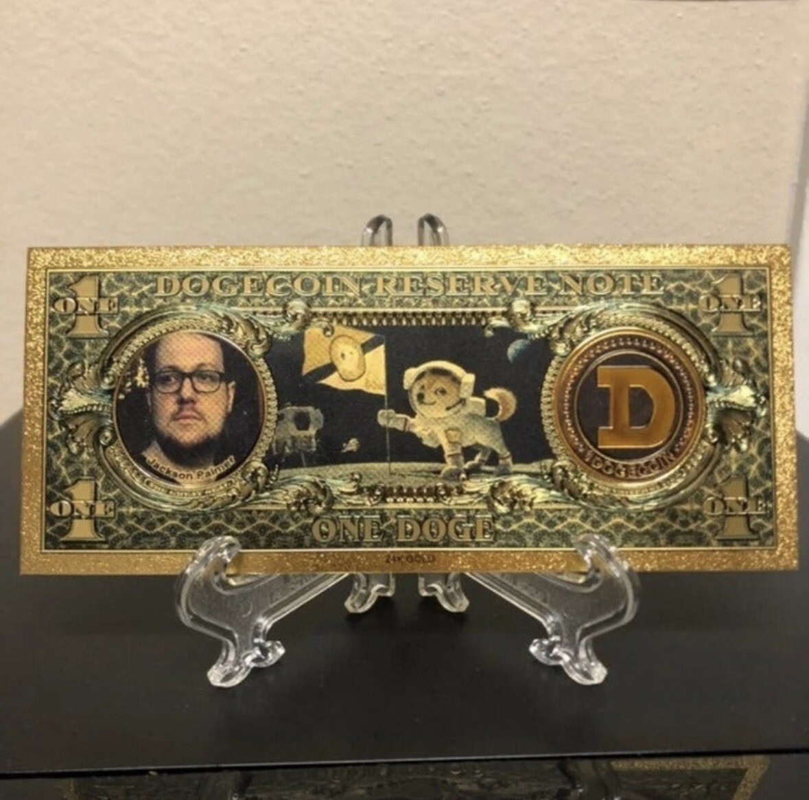 Dogecoin Costume Dogecoin Novelty Coin - Gold Plated Copper Mint Crypto  Collector Item **Ships Fast Real Gold Coin Necklace