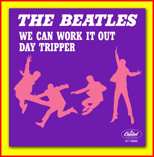 The Beatles  We Can Work It Out  45 Pic Sleeve- No record - Colored Vinyl Series