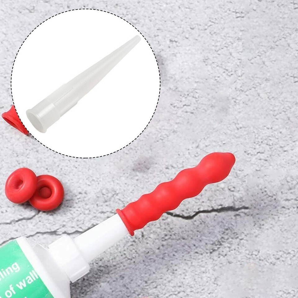 Caulking Nozzle Cap Silicone Tube Caulking Door Glue Mouth Screw Cover