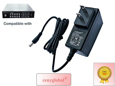 AC Adapter For Datavideo HDR-1 Stand Alone USB HDMI H.264 Recorder Player HDR1