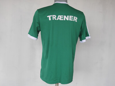 Sejs-Svejbæk I.F. Jersey Adidas Green Coach Shirt Size M Football