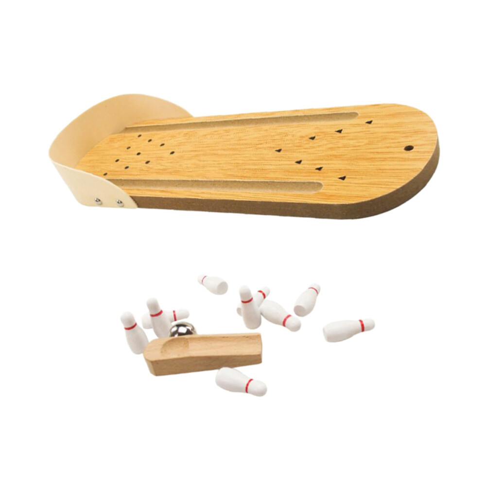Mini Desktop Bowling Tabletop for Kids Child Parent-child Stress