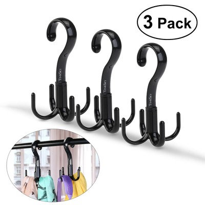 3pcs Aufhänger Vier Klaue Multifunktions 360 Grad Rotierenden Rack Für Bad