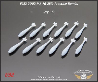 1/32 Flying Leathernecks FL32-2002 Mk-76 25lb practice bombs