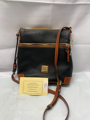 Dooney & Bourke Women's Pebble Grain Crossbody Leather Shoulder Bag - Black
