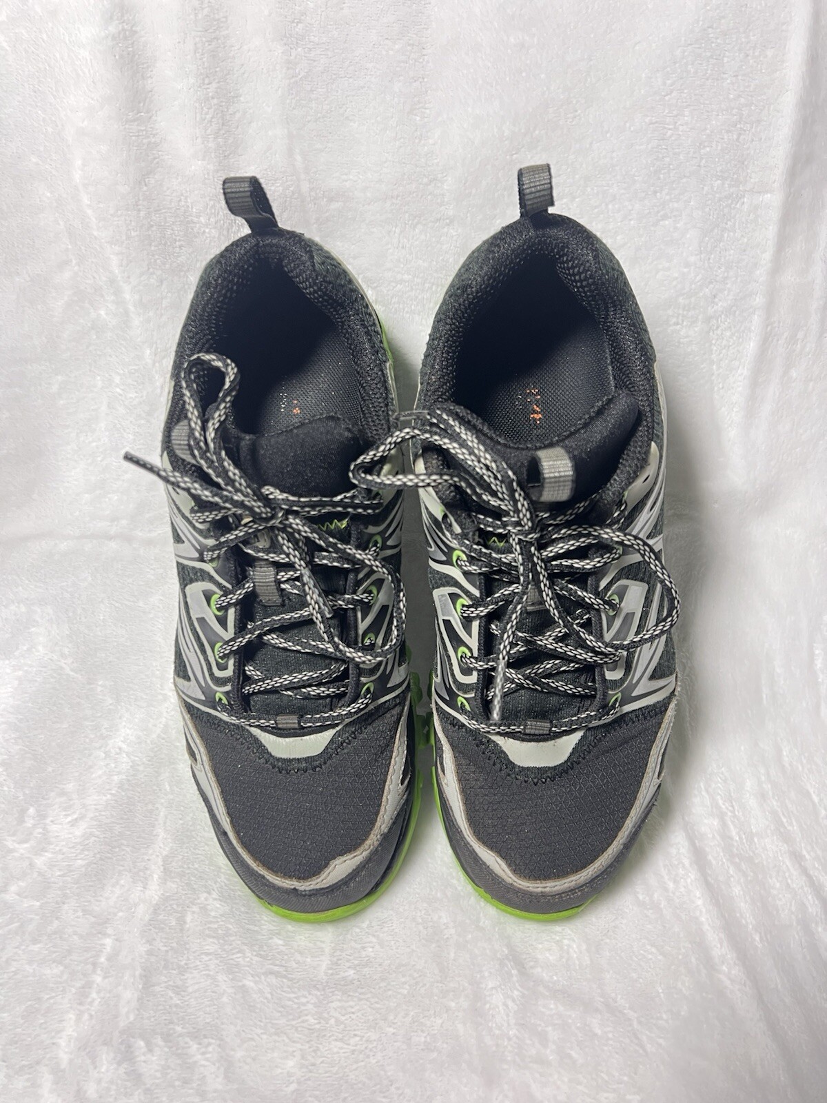 MERRELL Scarpe da trekking trail uomo nere argento e verdi taglia 7 5