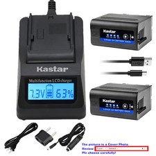 Kastar Battery LCD Fast Charger for Sony NP-F970 CCD-TR76 CCD-TR760 CCD-TR8000E