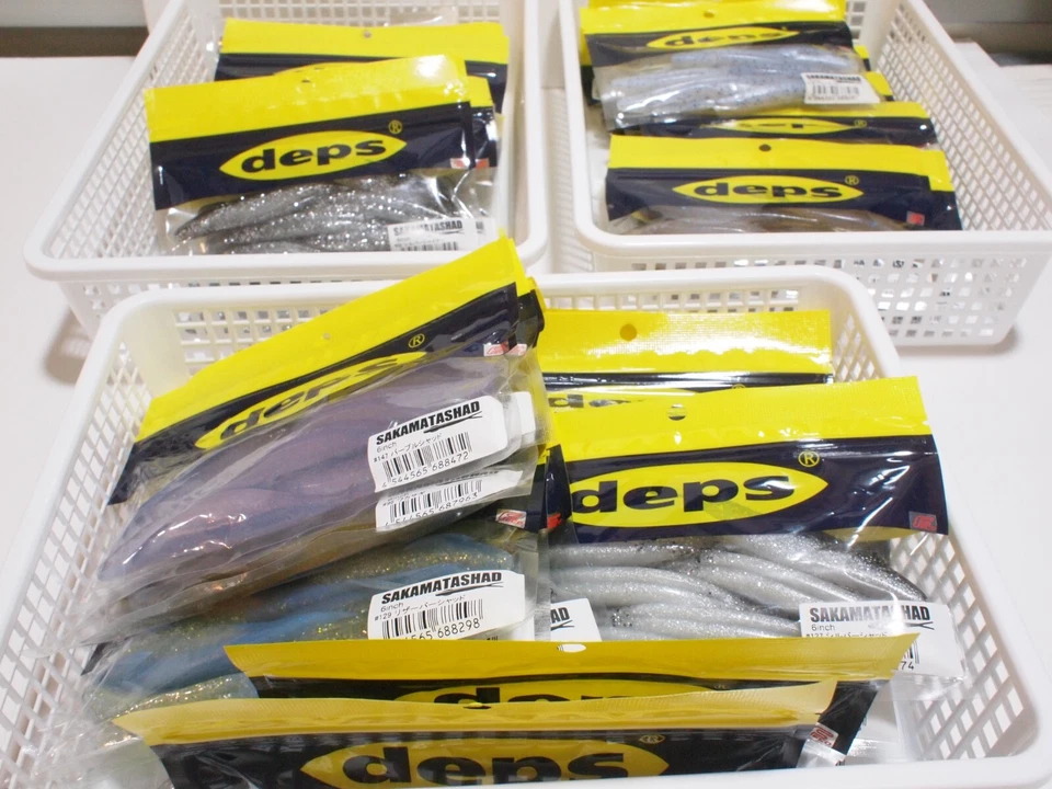 Deps Sakamata Shad 6 inch Soft Plastic Fluke Jerkbait(Choose Colors) IN STOCK - Image 3 of 3