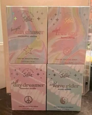 4 Beautiful Glow by Justice . All FOUR Scents 2.5 Oz. Brand New, Original Packag