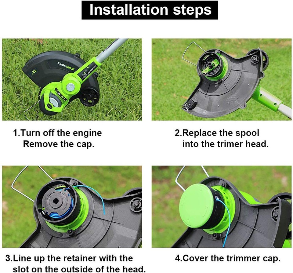 6pack For Greenworks Weed Eater 29252 29092 0 065 Trimmer Spool Line 6pack for greenworks weed eater 29252 29092 0 065 trimmer spool line
