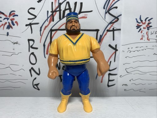 WWF Akeem Hasbro Wrestling Figure WWE WCW 1990 Ser...