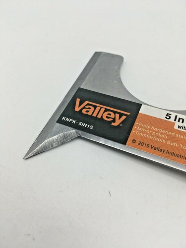Cuchillo masilla 5 en 1 para pintores herramienta mango de plástico suave al tacto acero inoxidable - Imagen 5 de 6
