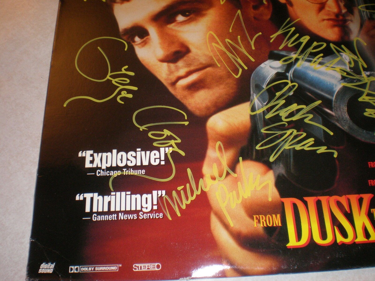From Dusk Till Dawn LASER DISC AUTOGRAPHED | eBay