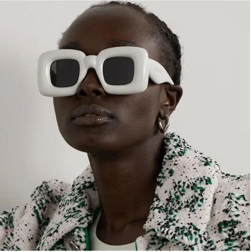 Men Women Sunglasses Oversized Fancy Miami Style Reggaetón Model Fashion Retro - Picture 3 of 22