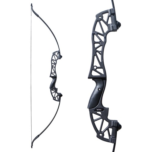 Arco recurvo de derribo de tiro con arco de 40 lb mano derecha objetivo de caza cuerda de arco - Imagen 10 de 11