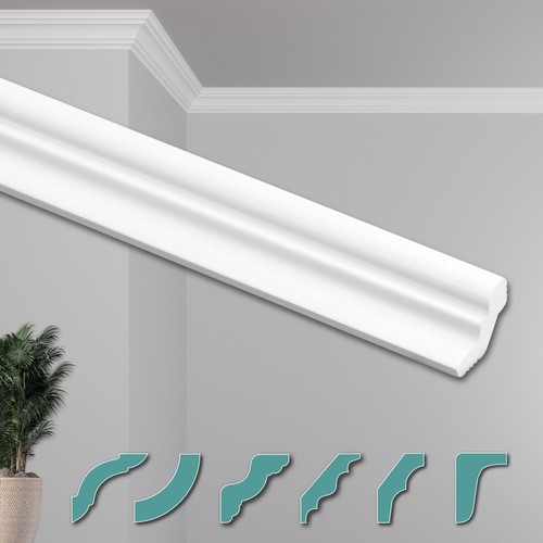 HEXIMO plafondlijsten modern piepschuim, 30 meter stuclijsten piepschuim lijsten - Afbeelding 25 van 78