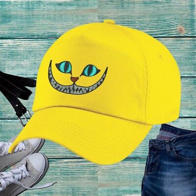 Baseballmütze bestickt Welttag des Buches Evil Smile Cheshire Cat Kinder Baseball Cap