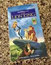 Disney VHS Plush, Timon and Pumbaa, The Lion King, Limited Release, SEALED